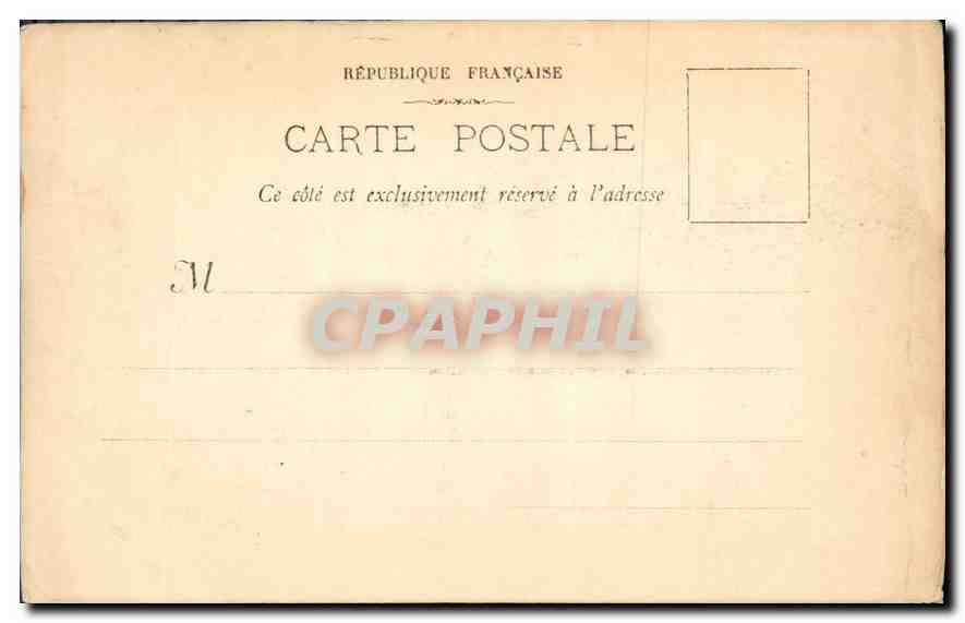 CPA Marseille port Saint Jean Quai de la Joliette  — Rückseite