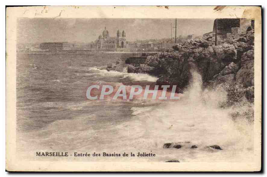 CPA Marseille Entree des Bassins de la Joliette 
