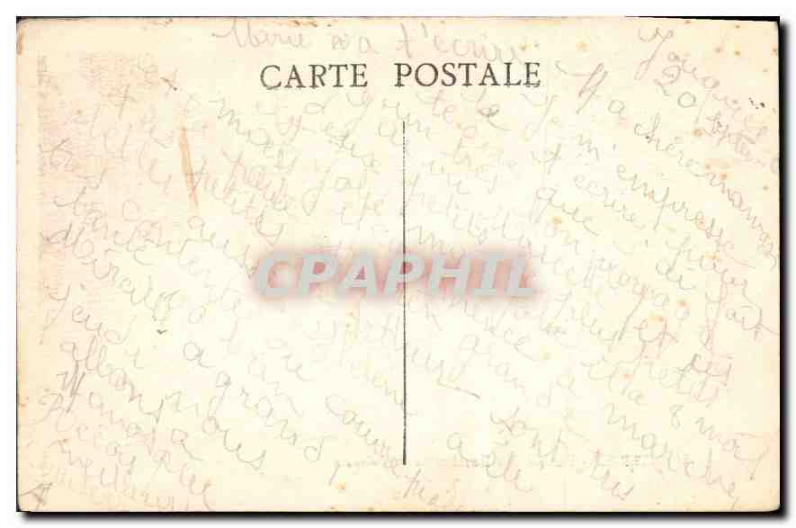 CPA Marseille Entree des Bassins de la Joliette  — Rückseite