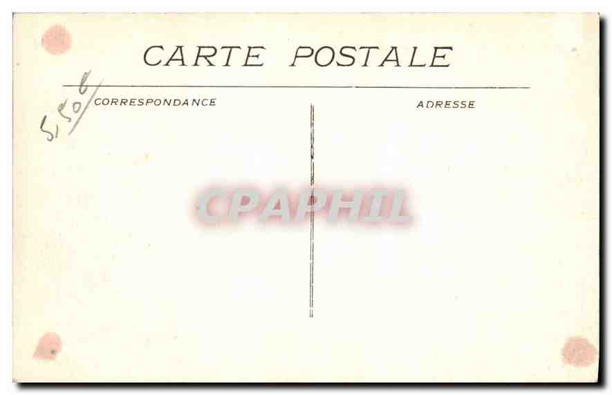 CPA Marseille Promenade de la Jetee  — Verso