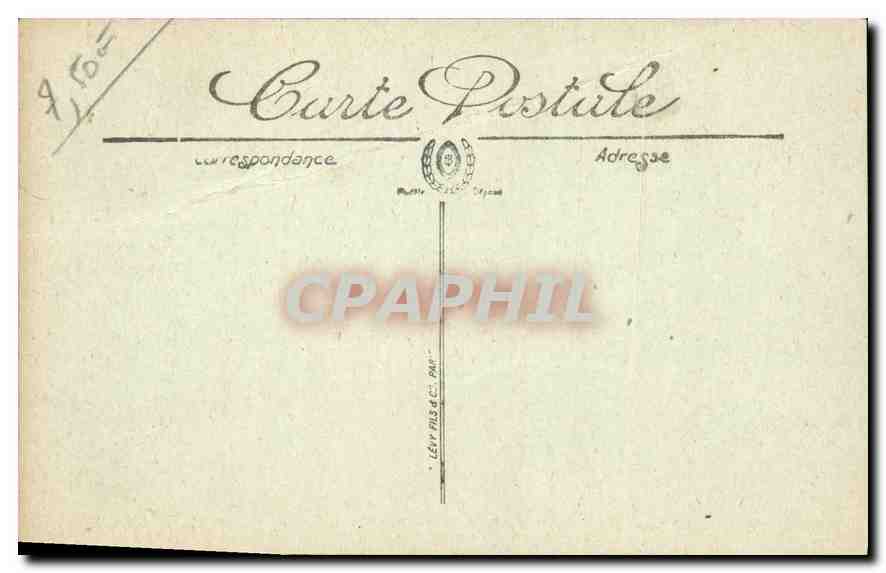 CPA Marseille la place d'Afrique  — Verso
