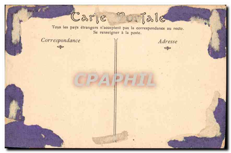 CPA Marseille le Quai et le Bassin de la Joliette  — Verso
