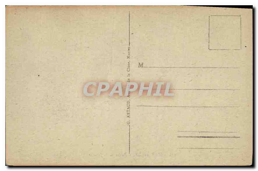 Marseille - Bassin de la Joliette — G. Artaud, Nantes — Verso