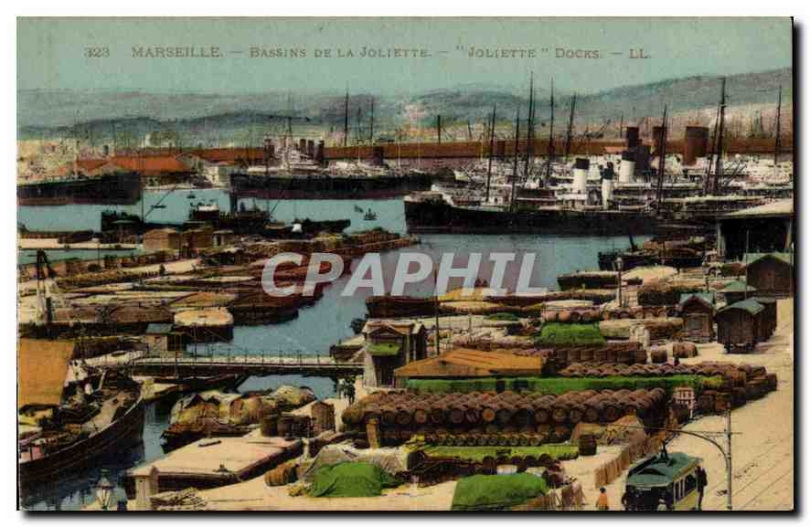 Marseille — Bassins de la Joliette — "Joliette" Docks — LL