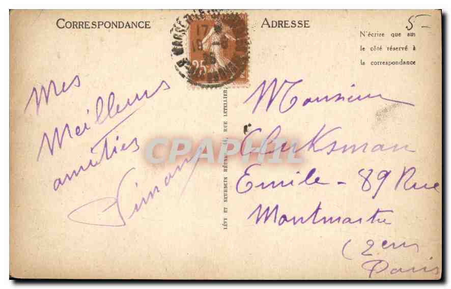 CPA Marseille Bassins de la Joliette  — Rückseite