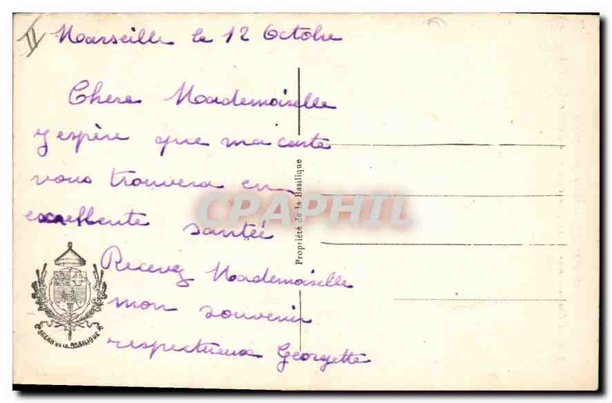 Marseille - N.-D. de la Garde - Fêtes du Couronnement 18-21 Juin 1931 - La Foule sur la Colline — Reverso