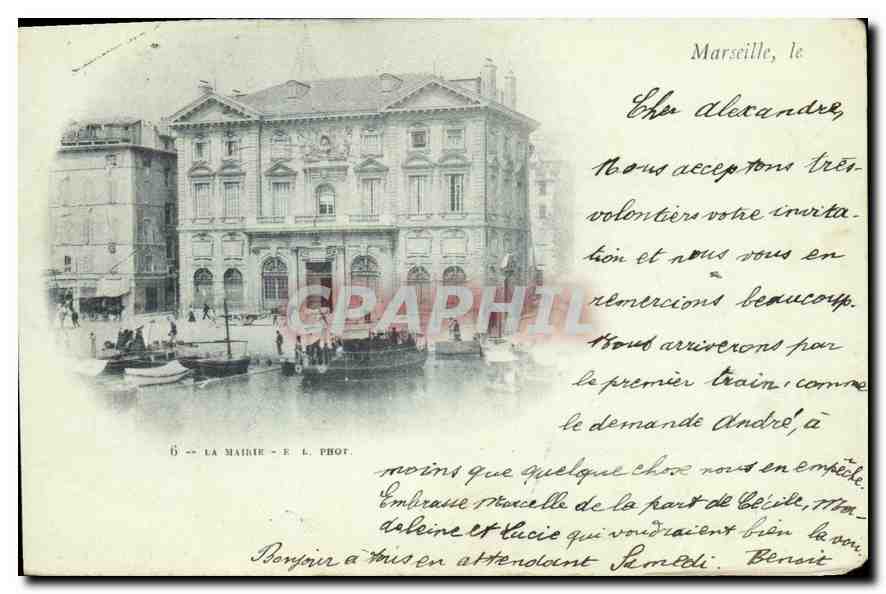 Marseille — La Mairie — E. L. PROT. n° 6