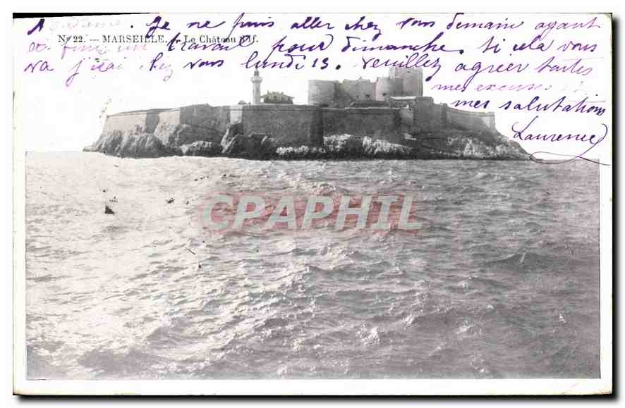 CPA Marseille le chateau d'If 