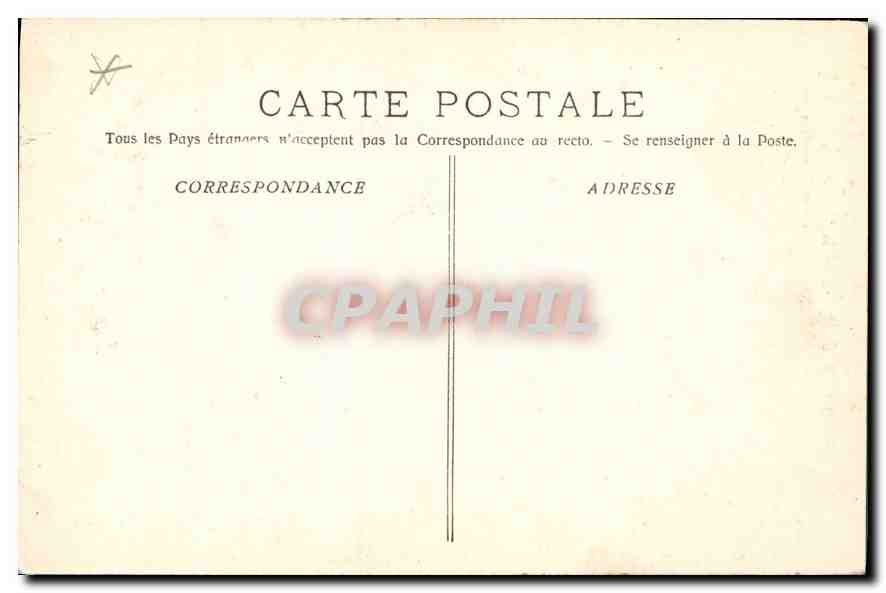 CPA Marseille N D de la Garde  — Verso
