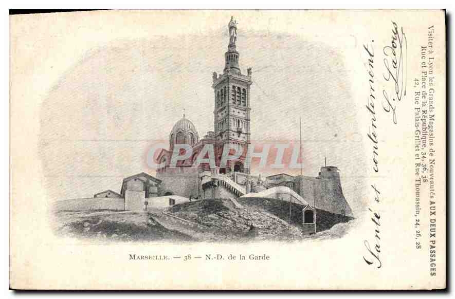 CPA Marseille N D de la Garde 