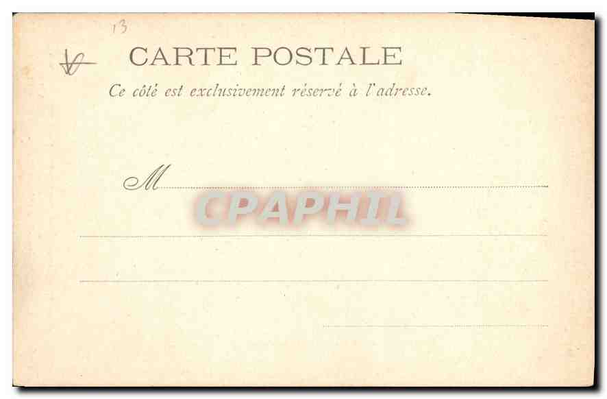CPA Marseille N D de la Garde  — Verso