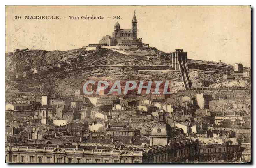 CPA Marseille vue generale 