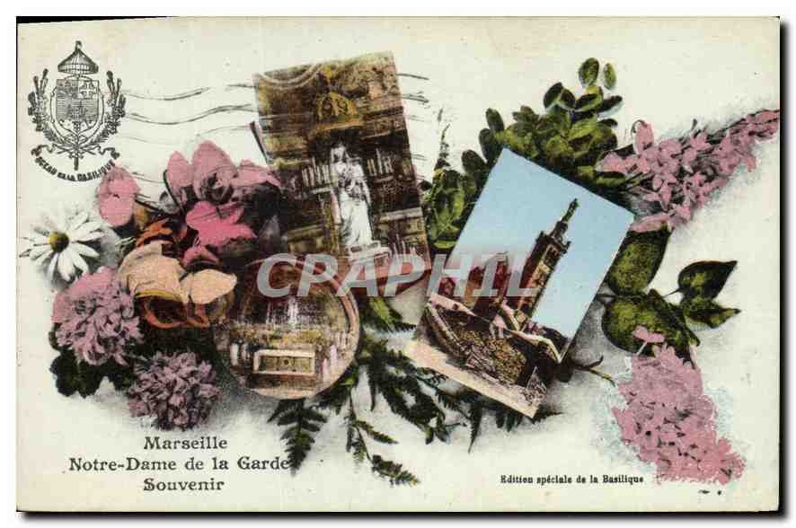 CPA Marseille Notre Dame de la Garde Souvenir 