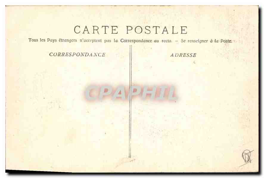 CPA Marseille Ascenseurs de N D de la Garde  — Rückseite