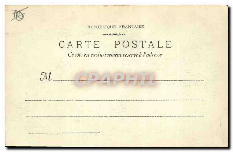 CPA Marseille les Ascenseurs de N D de la Garde  — Rückseite