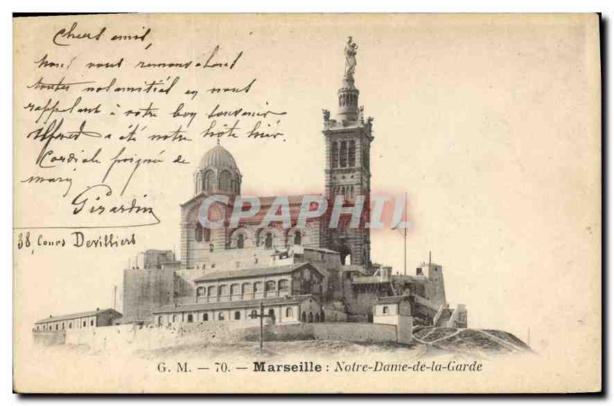 Marseille : Notre-Dame-de-la-Garde — G. M. — 70