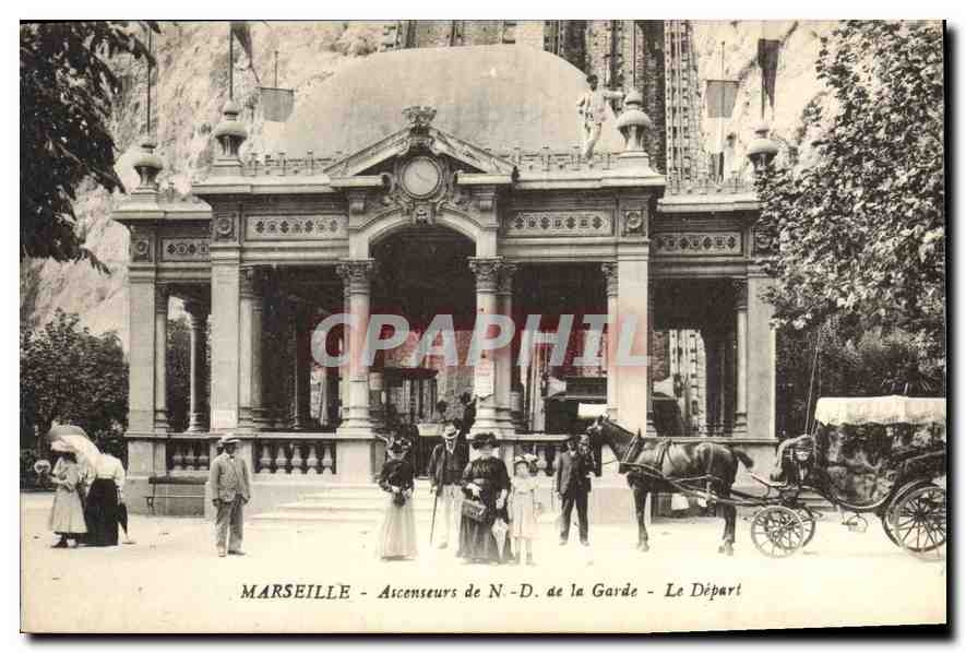 Marsella - Ascensores de N.-D. de la Guardia - La Salida