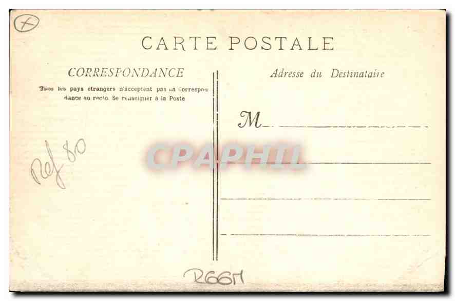 CPA Marseille N D de la Garde  — Rückseite