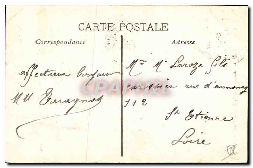 CPA Marseille Ascenseurs de N d de la Garde  — Rückseite