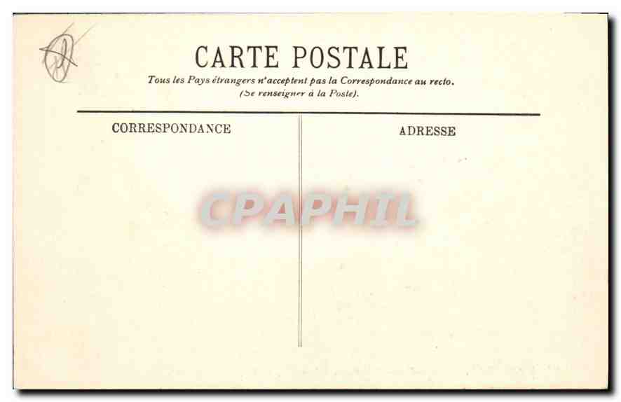 CPA Marseille Notre Dame de la Garde Cote Nord  — Rückseite
