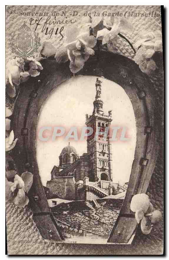 CPA Souvenir de N d de la Garde Marseille 