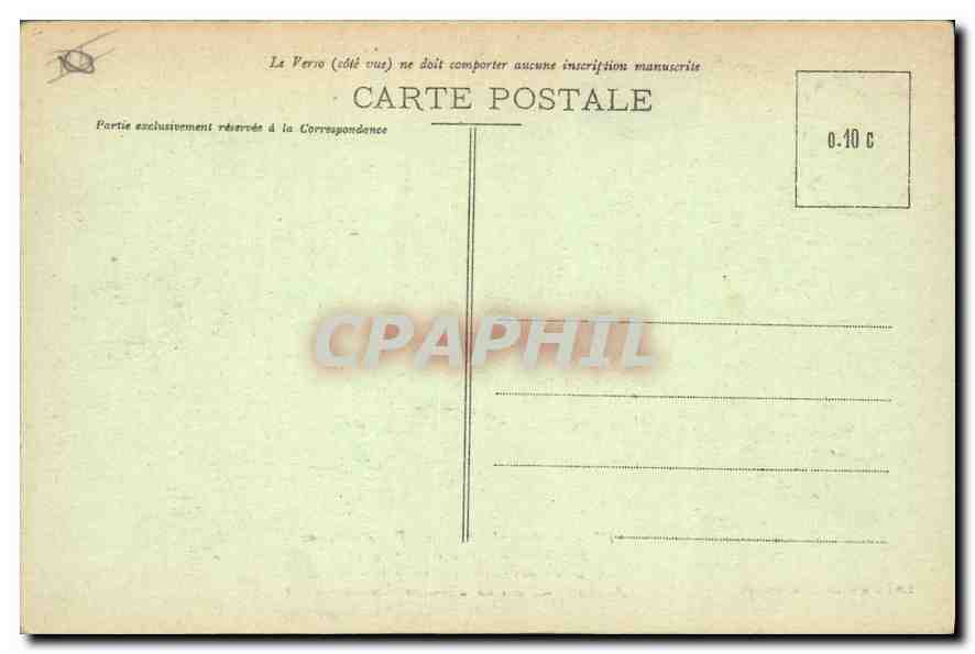 CPA Marseille N d de la Garde Fort eleve par Francois Ier en 1525 autour du deuxieme sanctuaire bati — Rückseite