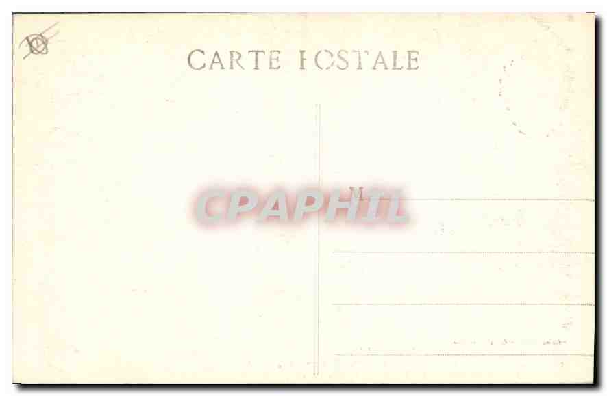 CPA Marseille Ancienne Chapelle de N d de la Garde 1477 1855 premier Sanctuaire 1214 Basilique actue — Rückseite