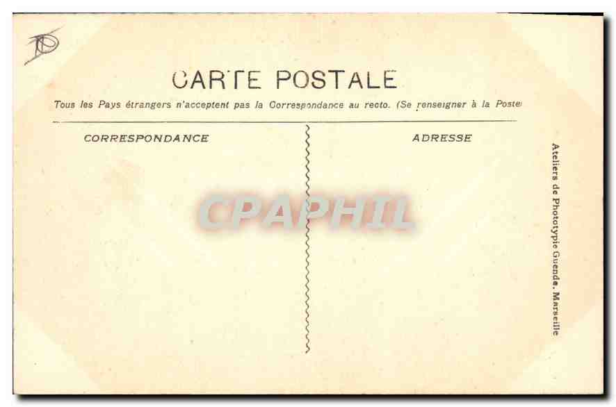 CPA Marseille Ascenseurs de N d de la Garde  — Rückseite