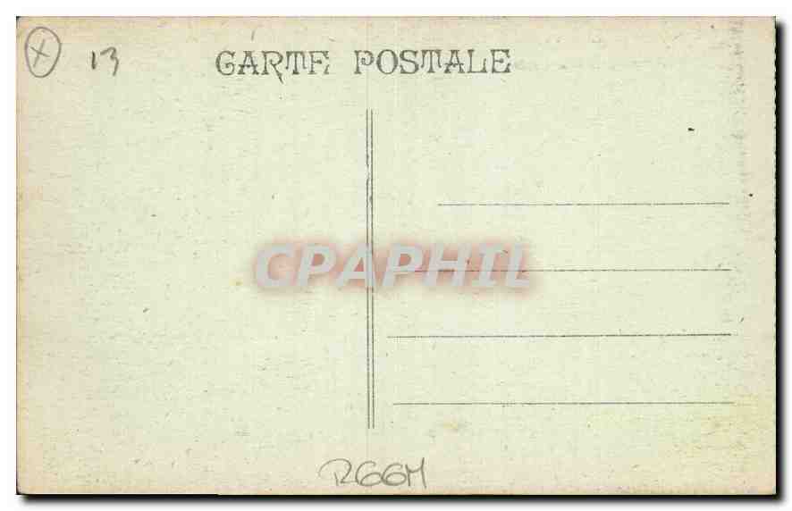 CPA Marseille Notre Dame de la Garde  — Rückseite