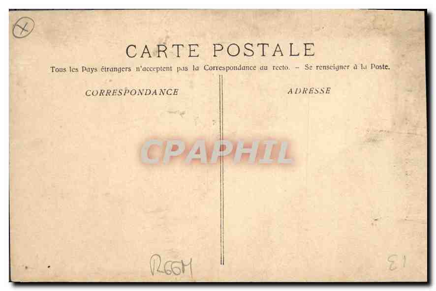 CPA Marseille N D de la Garde  — Rückseite