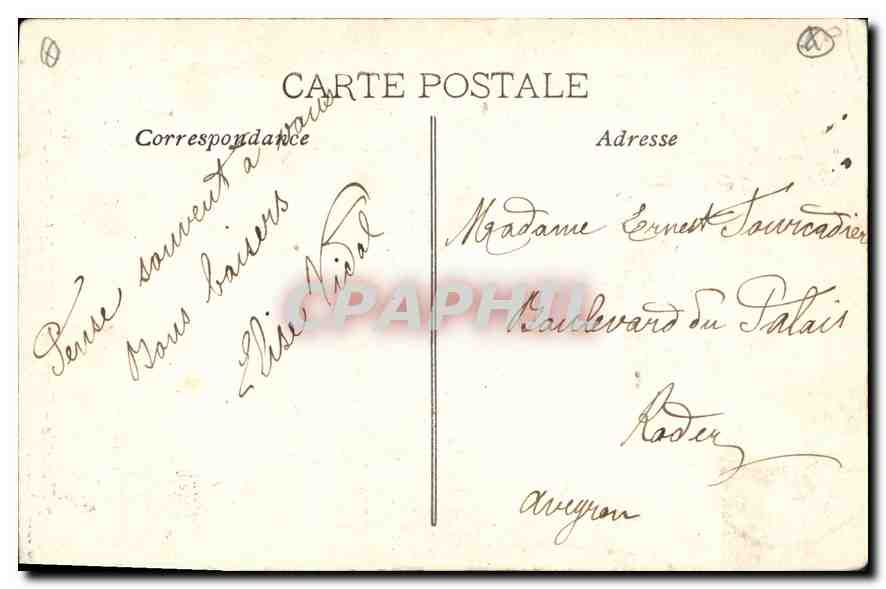 CPA Marseille Ascenseurs de N d de la Garde  — Rückseite