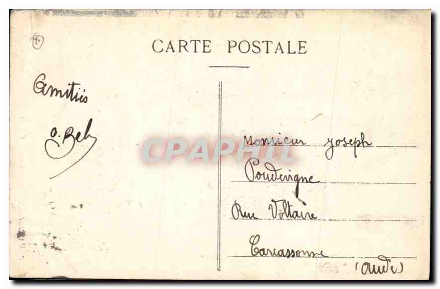 CPA Marseille Ascenseurs de N D de la Garde  — Rückseite