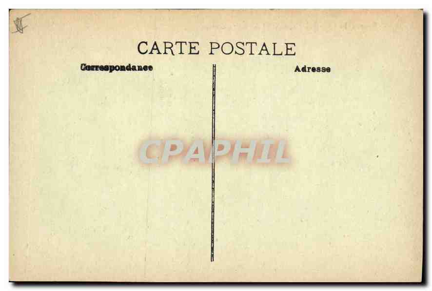 CPA Marseille Basilique de N D de la Garde  — Verso