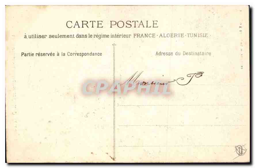 CPA Marseille les Ascenseurs de N D de la Garde  — Rückseite