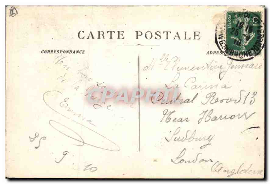 Marseille - N.-D. de la Garde — Procession de l'inauguration, le 5 juin 1864 — éditeur non identifié, n° 108 — Verso