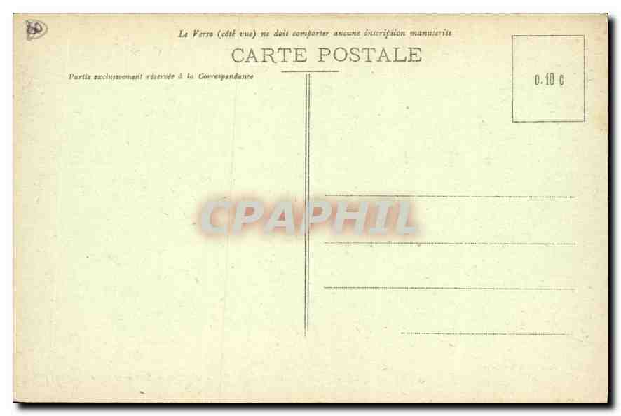 CPA Marseille N D de la Garde vers 1840 ancien reposoir de la Bonne Mere  — Rückseite