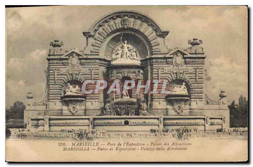 CPA Marseille Parc de l'Exposition palais des Altractions 