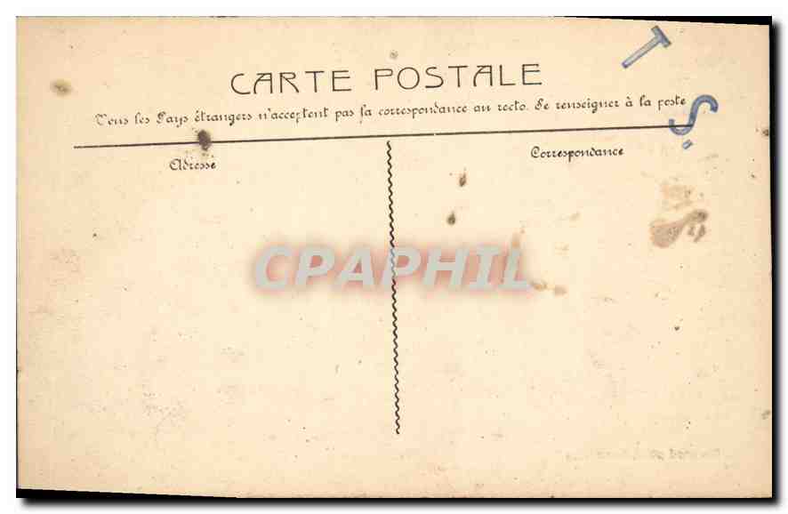 CPA Marseille Bassins de la Joliette  — Verso