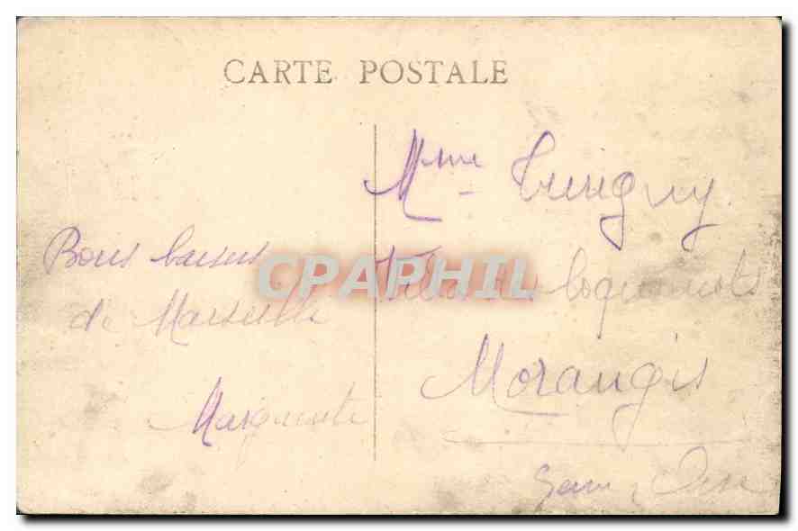 CPA Marseille Bassins de la Joliette  — Verso