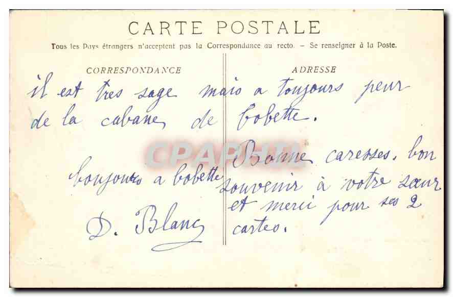 CPA Marseille L'Eveche et la Statue de Mgr de Belsunce  — Rückseite
