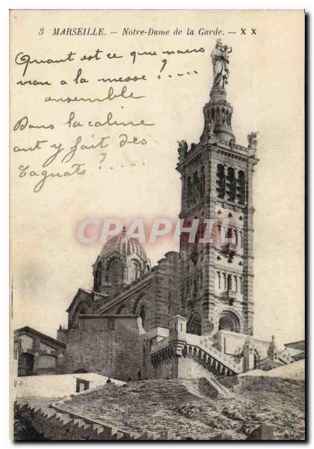 CPA Marseille Notre Dame de la Garde 