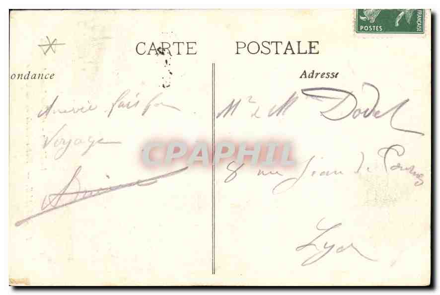CPA Marseille Notre Dame de la Garde  — Rückseite