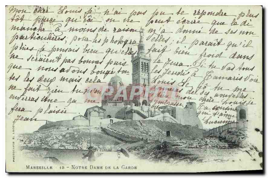 CPA Marseille Notre Dame de la Garde 