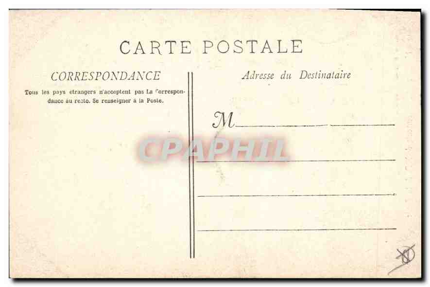 CPA Marseille Les Ascenseurs de N D de la Garde  — Rückseite