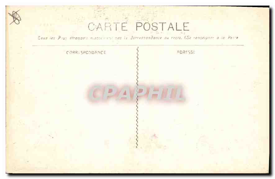 CPA Marseille N D de la Garde  — Verso