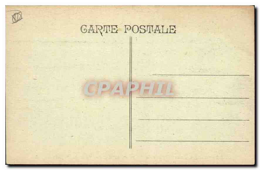 CPA Marseille Ascenseurs de N D de la Garde Gare de depart — Rückseite