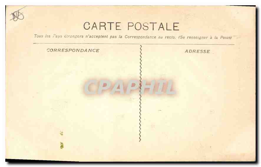 CPA Marseille Les Ascenseurs de N D de la Garde  — Rückseite