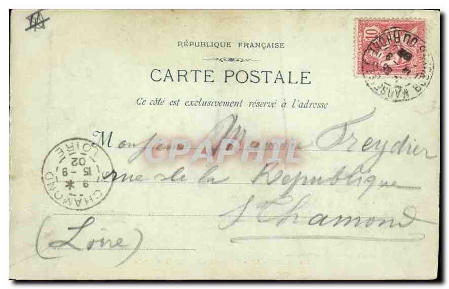 CPA Marseille Notre Dame de la Garde  — Rückseite
