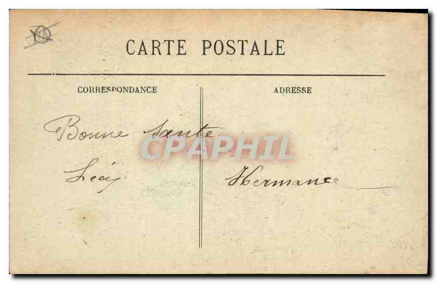 CPA Marseille N D de la Garde Majestees imperiales — Rückseite