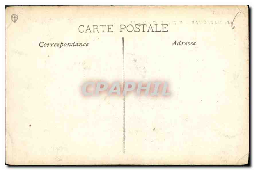 CPA Marseille N D de la Garde  — Rückseite